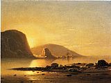 William Bradford Canvas Paintings - Sunrise Cove